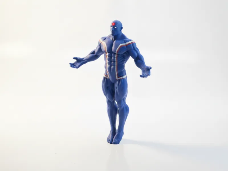 Figura de Dr. Manhattan de DC Comics imprimible en 3D
