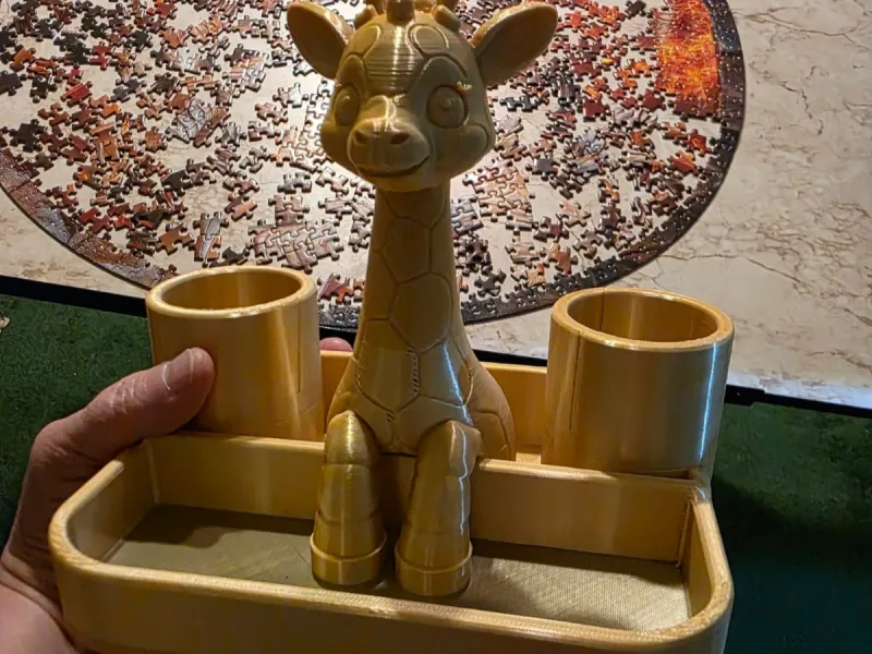 Organisateur girafe STL – Porte-crayons