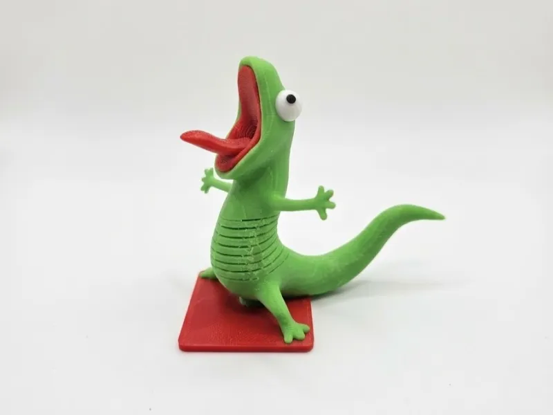Tom Lizard con molla virale da decorazione