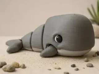 Articulated Whale. Free to use CC0