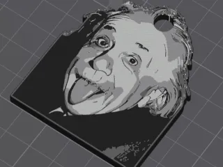 Einstein keychain
