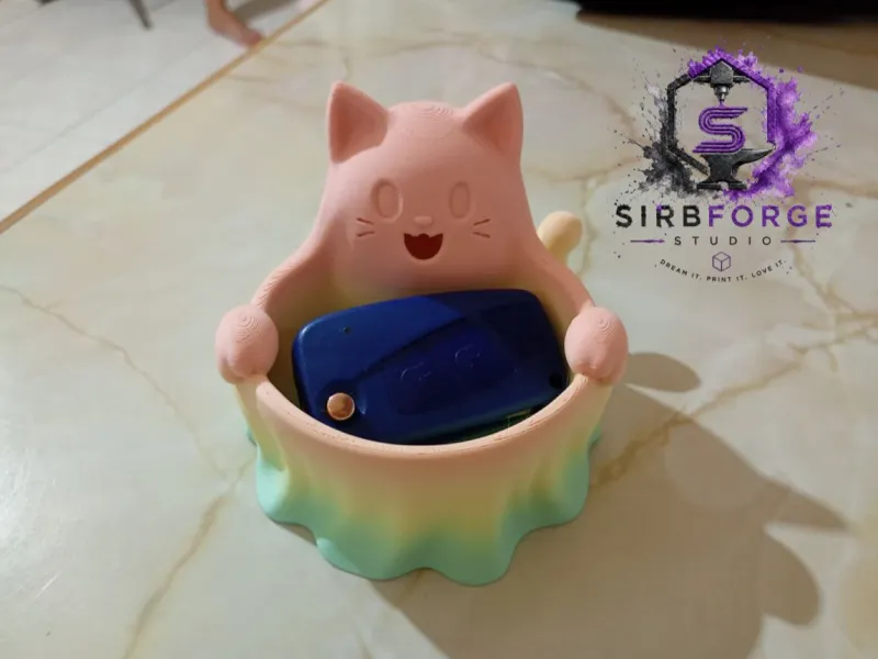 👻🐱 Cute Ghost Cat Tray🐱👻