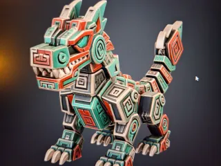 Totem Style Dragon