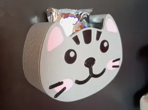 🐱 Organizzatore da Frigorifero a Faccia di Gatto – Adorabile Contenitore Magnetico