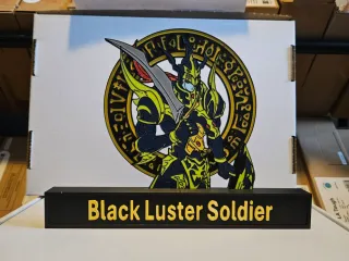 Yu-Gi-Oh - Black Luster Soldier display