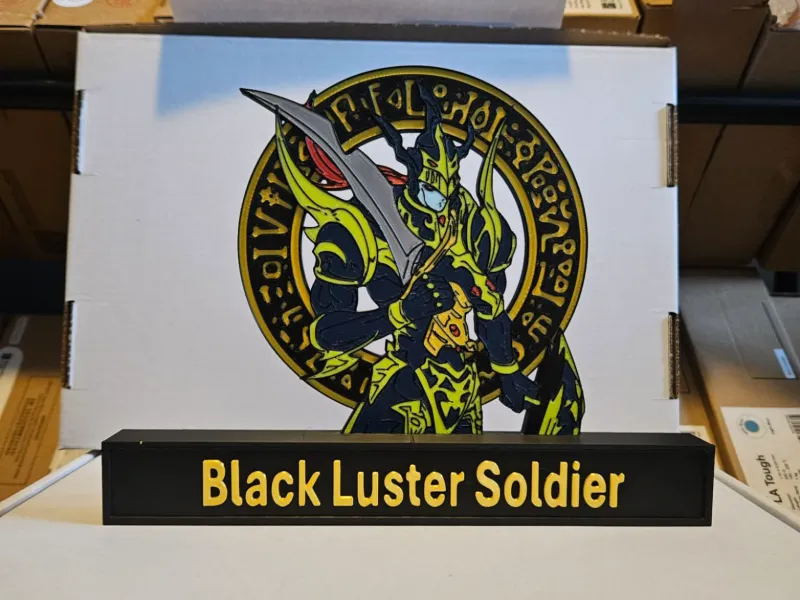 Yu-Gi-Oh - Black Luster Soldier display