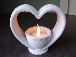 Heart Glow Candle Holder– Romantic Tea Light Decor