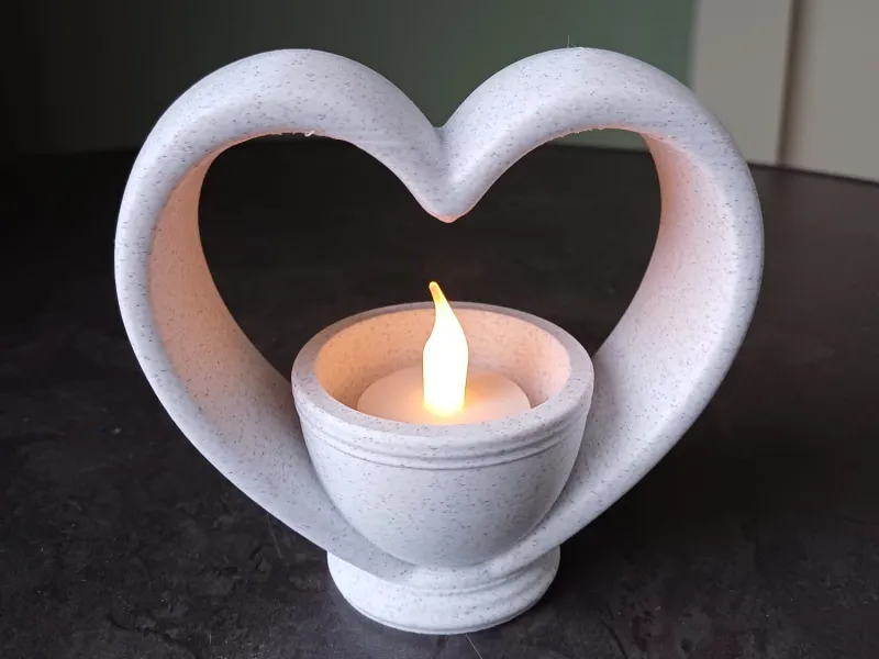 Heart Glow Candle Holder– Romantic Tea Light Decor
