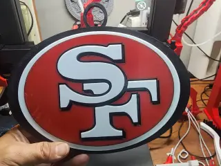 San Francisco 49ers Badge Wall Art / Pendant