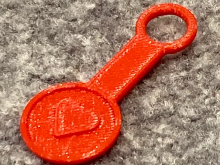 Herzanhänger (Einkaufswagenchip)