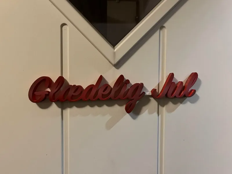 Merry Christmas wall hanger sticker