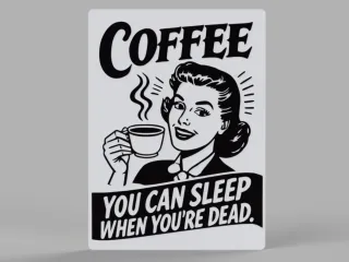 Fun Coffee Poster