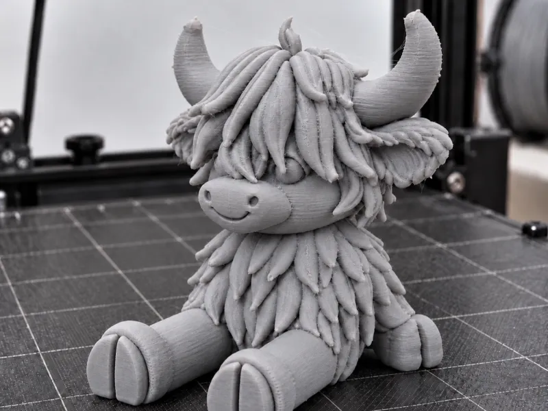 Highland Cow Telefoonhouder STL