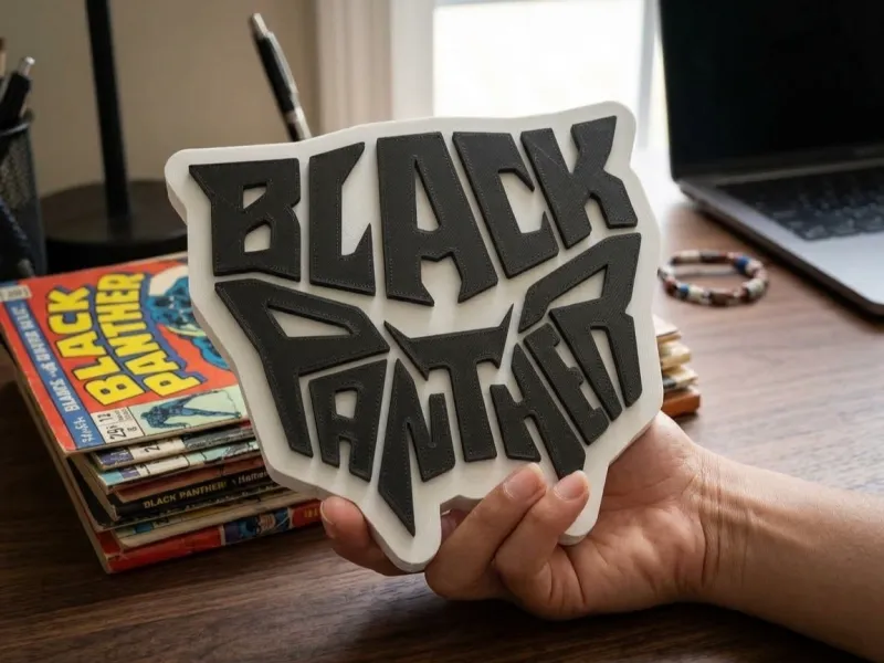 logo black phanter