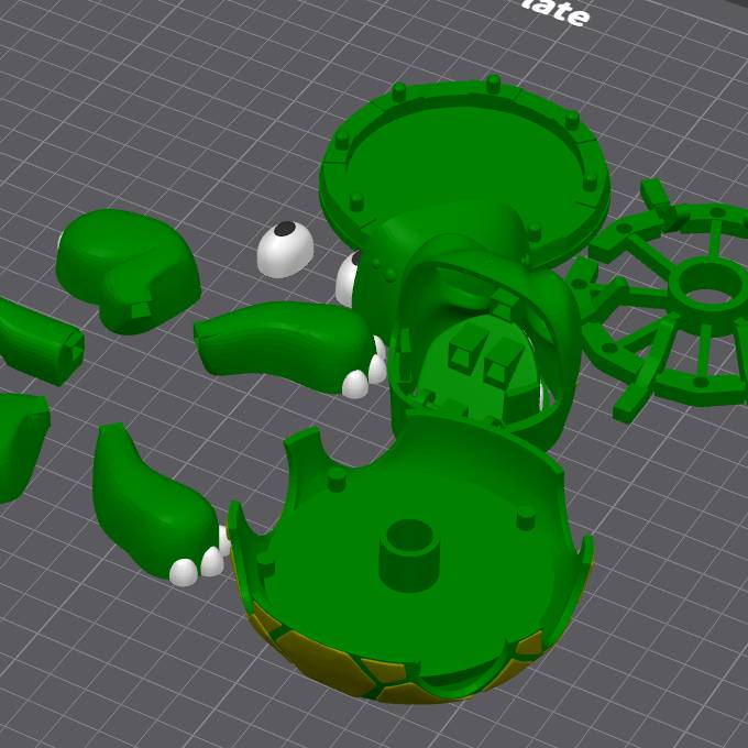 Home print settings: Turtle cup holder  (No Supports needed)(2).3mf