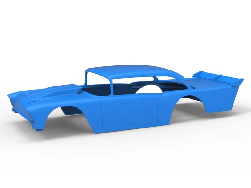 Shell of Vintage Dirt Modified stock car V9 Scale 1:25