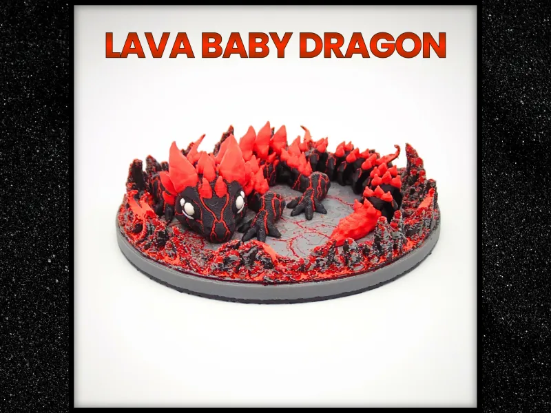 Bébé Dragon de Lave 🌋🐉