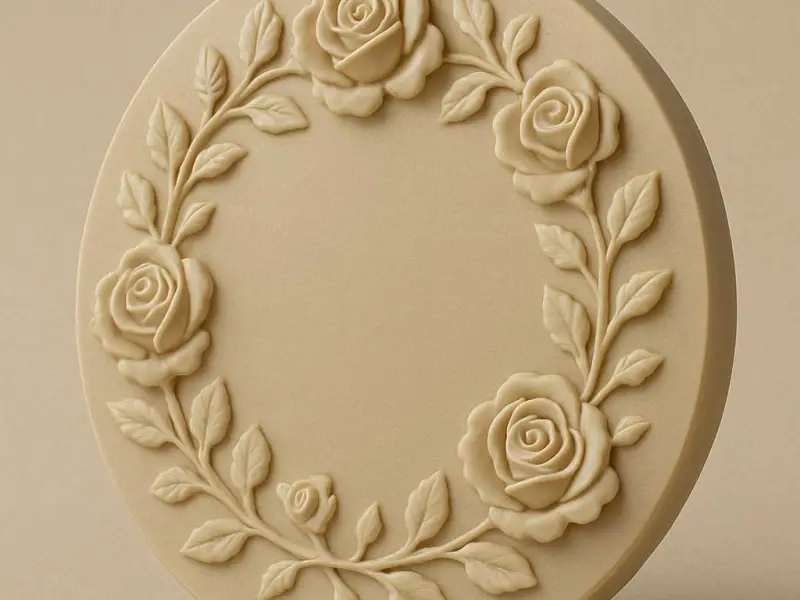Personalized Rose Fridge Magnet