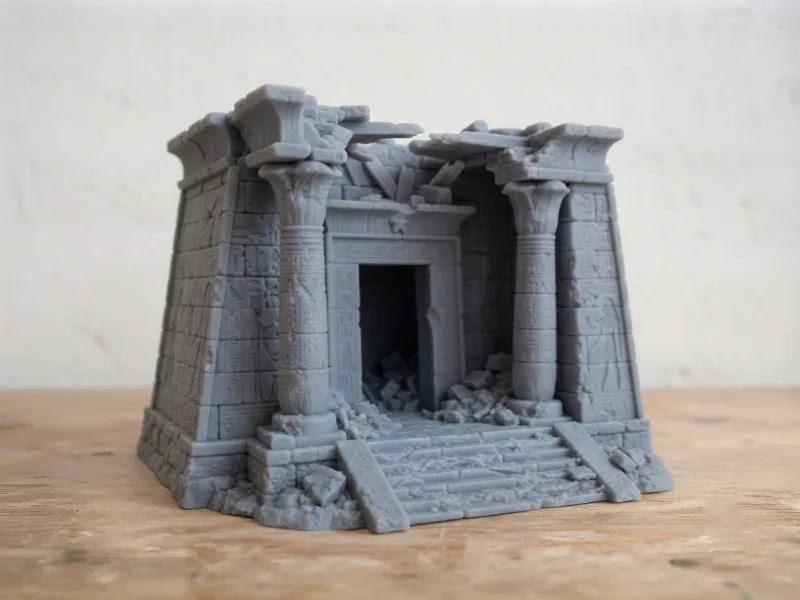 Aquarium Series Desert Temple v1