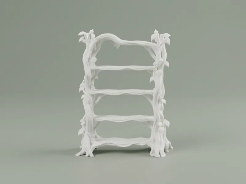 Enchanted Tree Bookshelf – Dollhouse Furniture