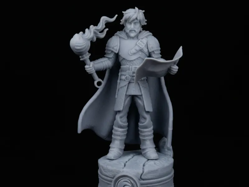 Hiccup from How to Train Your Dragon style Statue