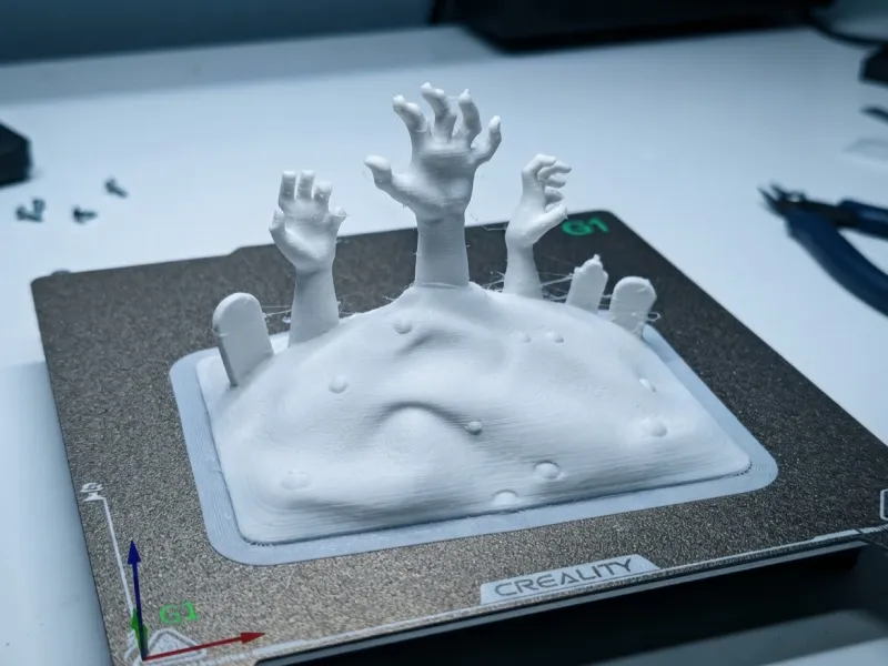 Cementery hands