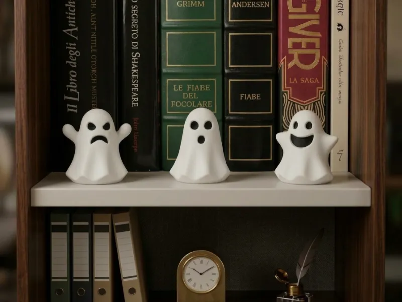 Trio de Fantasmas Fofos de Halloween