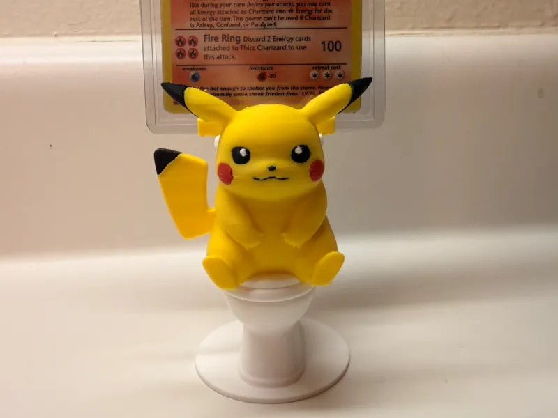 Pikachu - Suporte de Exibição de Cartão Pokémon TCG
