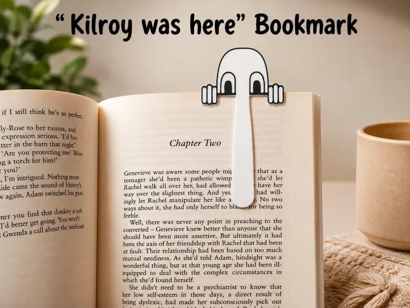 "Kilroy Was Here" Bookmark