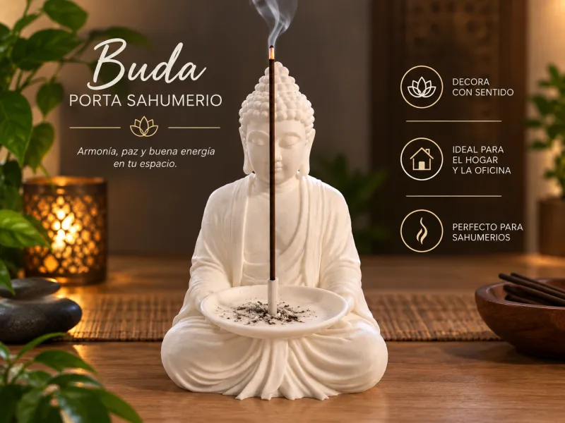 Buda porta-incensos