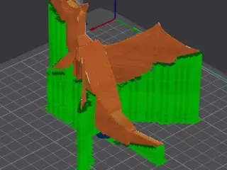 Origami style Dragon