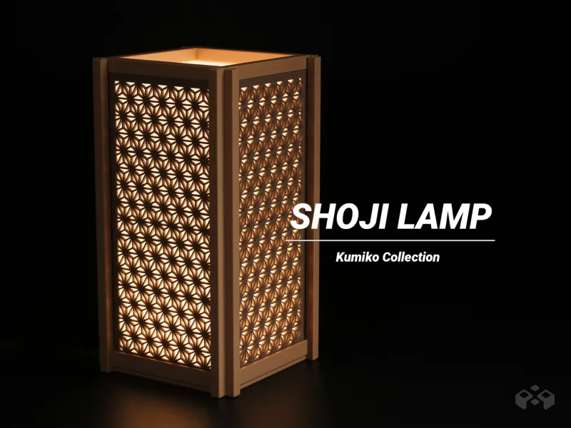 Lampada Shoji Giapponese