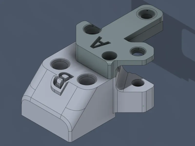Phaetus DXC2 Extruder Cable Chain Riser for Creality K2 Plus