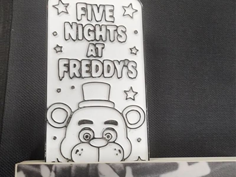 Five Night at Freddys Faz Bear bookmark