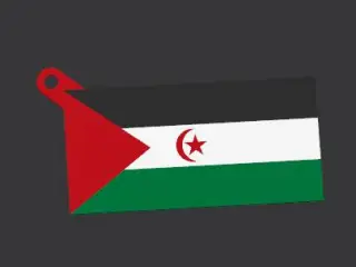 EH - Sahrawi Arab Democratic Republic Flag keychain