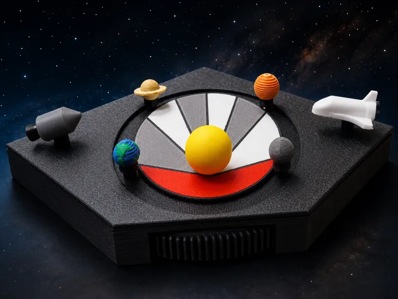 Kepler’s Second Law – Mini Moving Orbit Diorama