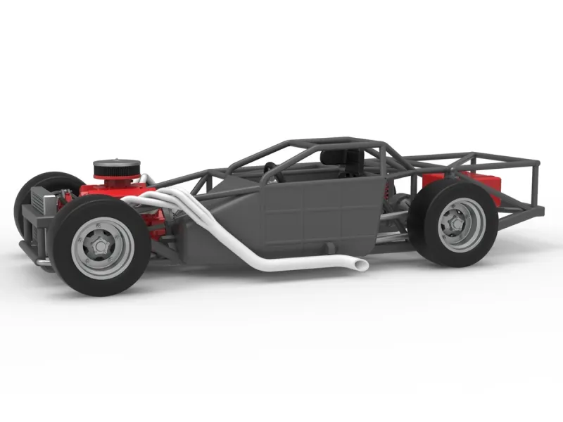 Vintage Asphalt Outlaw Super late model Base Scale 1:25
