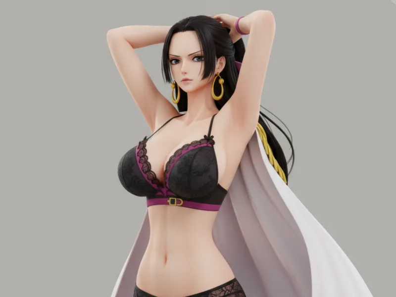 Boa Hancock one Piece modelo 3D