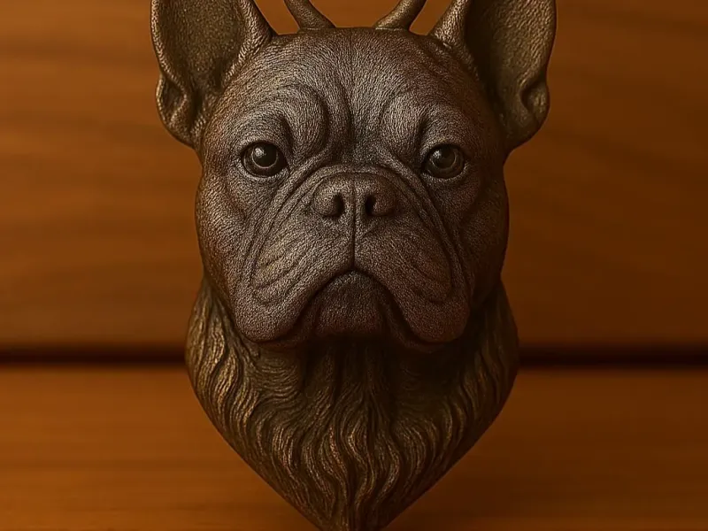 Bulldog Frances Keychain