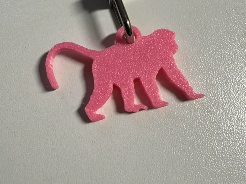 Schattige Aap Sleutelhanger
