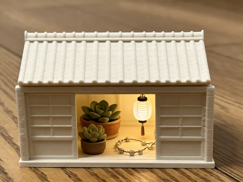 Chalet japonais vintage en plusieurs pièces