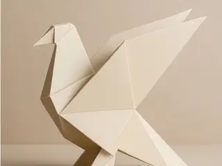 The Origami Dove Who Knows She’s Classy