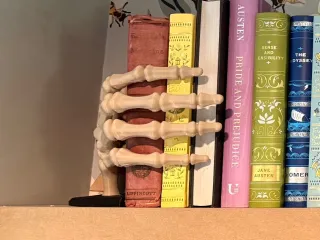 Skeleton Hand Bookstop