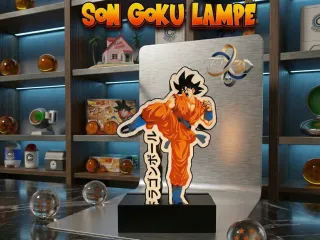 8 Colors Son Goku Lamp - Dragonball Z Lamp