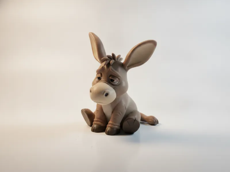 Cute Sad Donkey