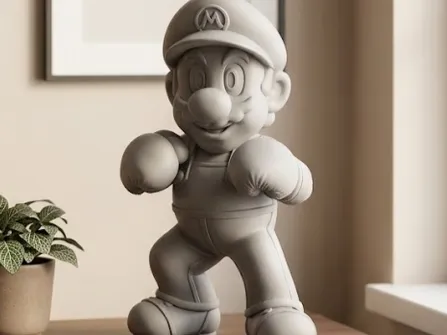 Boxer Mario Figurine