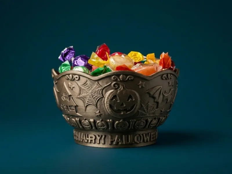 Halloween candy bowl