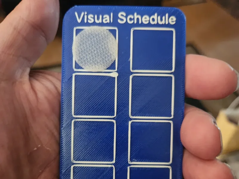 Student Visual Schedule Cards