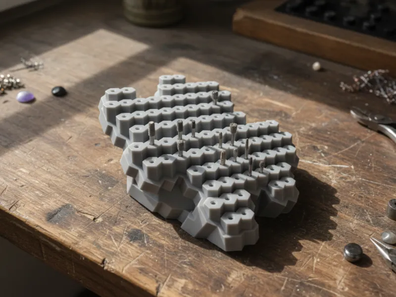 Geometric Jewelry Grinder Burr Stand (3mm Shank)