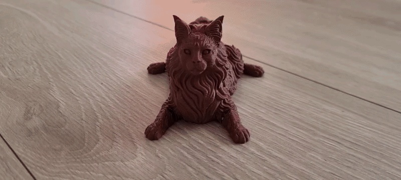 Шарнирная модель, печатаемая целиком "Мейн-кун", гибкая